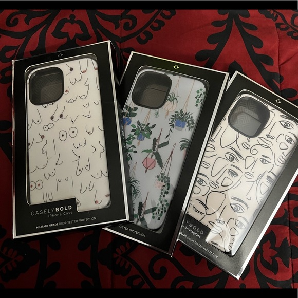 Boobs, plants and faces Casely Cases for iPhone 12 Pro Max